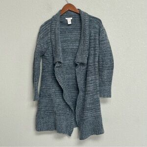 Sundance Women’s Gray Lambswool Mohair Open Front Cardigan Sweater PXS